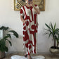 Women's Trendy Print Short Sleeve Loose Fit Dress