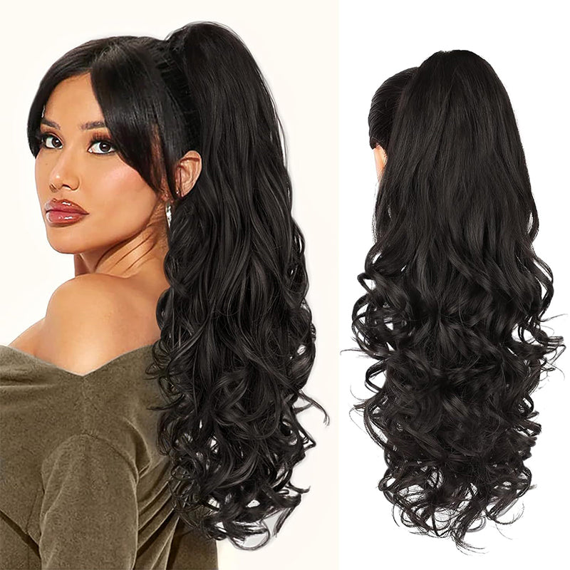 💜Limited time promotion 40%OFF💜Clip-on Wavy Ponytail Extension