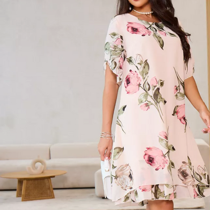 ⏳ Limited time 49% off! 💥Blush Petal Flow Chiffon Dress