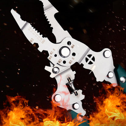 Multi-functional Foldable Non-slip Wire Stripping Pliers