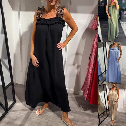 💖Women's Casual Sleeveless Maxi Dress with Pockets