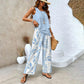 🌺Women's Trendy Print 2 Piece Outfits Sleeveless Top & Pants