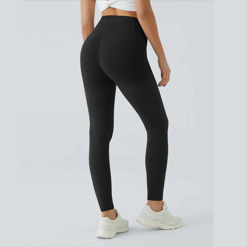🌸2025 HOT SALE 49% OFF🌸High-Waisted Butt Lifting Tummy Control Shaping Training Leggings with Side Pocket