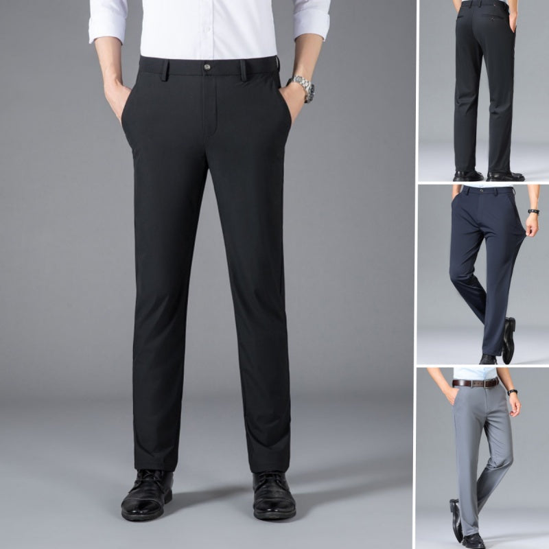 Men’s Comfortable Wrinkle-Resistant Business Casual Pants