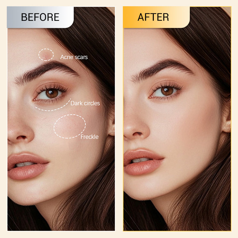 🔥Buy more get more free🔥💖Natural Light Long-lasting Silky Concealer Shadow Rotating Foundation Stick🛍️  Perfect your look with our rotating foundation stick!