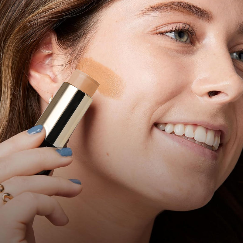 🔥Buy more get more free🔥💖Natural Light Long-lasting Silky Concealer Shadow Rotating Foundation Stick🛍️  Perfect your look with our rotating foundation stick!