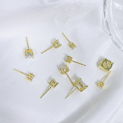 💎Captivatingly💎Sparkling Moissanite Round Stud Earrings✨