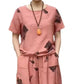 🏖️Summer Hot Sale 49% OFF🌼Women's Printed Short-Sleeved Top & Cropped Pants Set