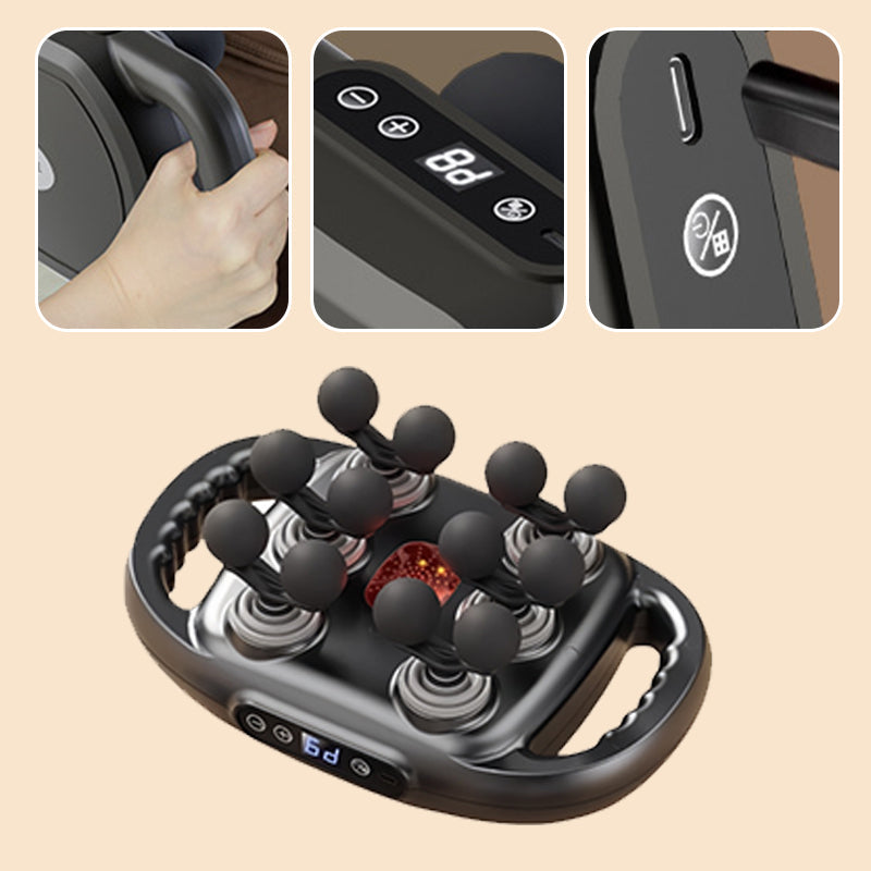 💥Hot sale🔥Multi-Functional Automatic 12-Head Muscle Massage Gun
