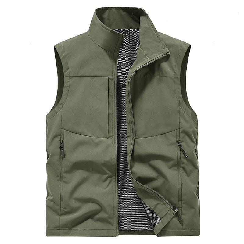 ⏳ Limited time 50% off! 💥Men's Comfortable Quick-Dry Vest with Pockets（From two pieces, the more you buy, the more you save!）