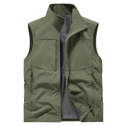 ⏳ Limited time 50% off! 💥Men's Comfortable Quick-Dry Vest with Pockets（From two pieces, the more you buy, the more you save!）