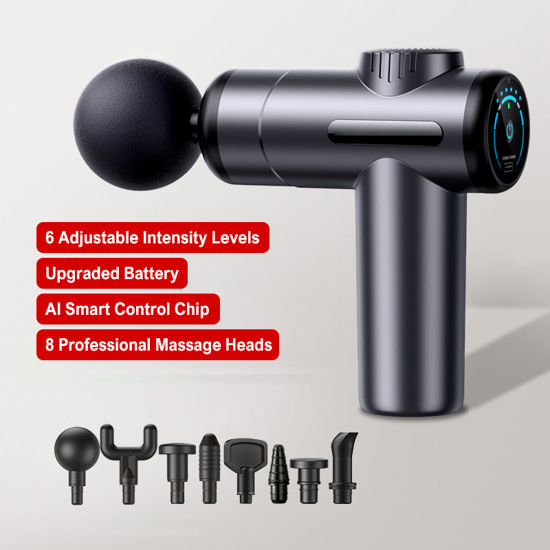 💥Portable Deep Tissue Massager with 6 Speeds & 4 Heads🎁