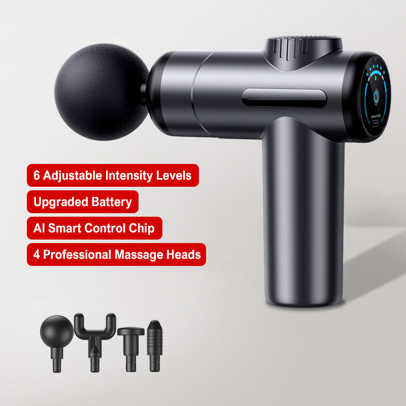 💥Portable Deep Tissue Massager with 6 Speeds & 4 Heads🎁