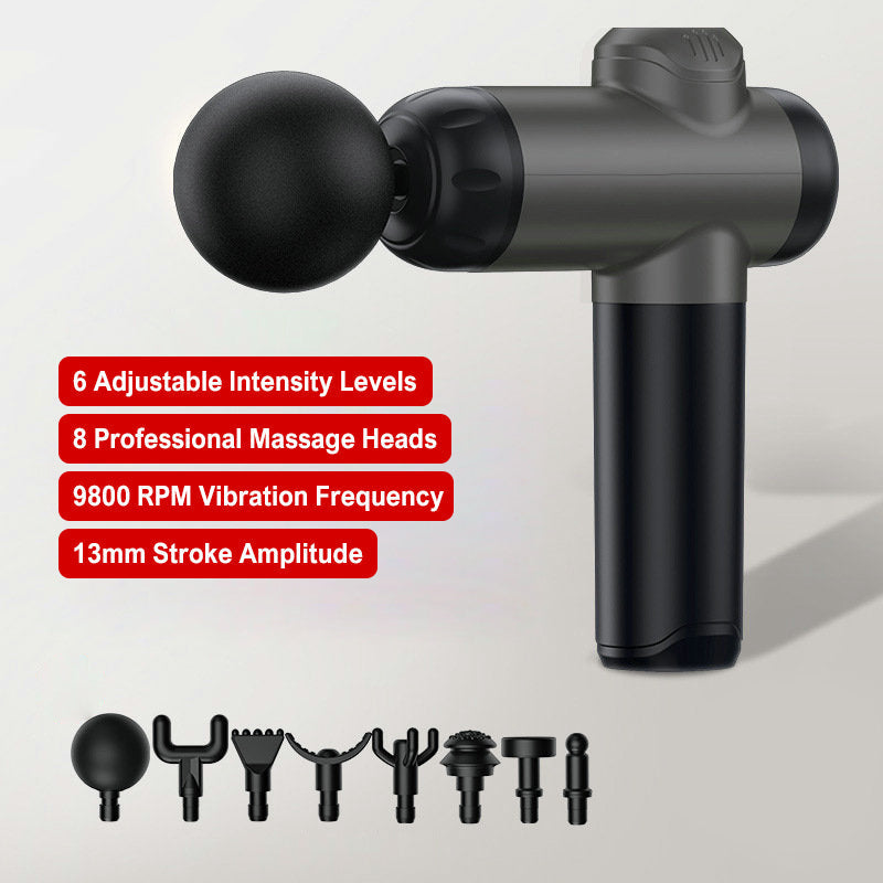 💥Portable Deep Tissue Massager with 6 Speeds & 4 Heads🎁