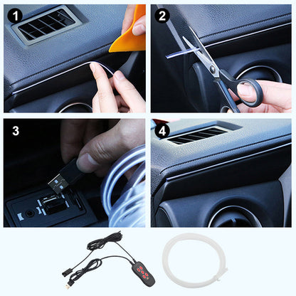 Atmosphere Neon Strip Light for Interior Car Panel