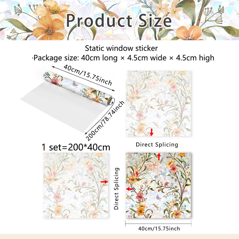 Static Patterned Window Sticker