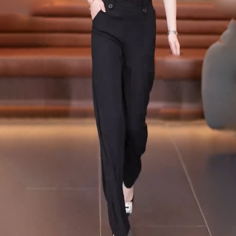 🔥Hot Sale 49% 0FF🔥Women's Casual High-Waisted Straight Leg Pants