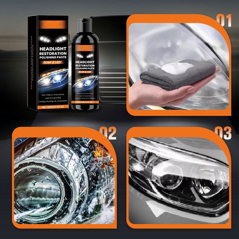 Headlight Stain Remover & Polishing Paste