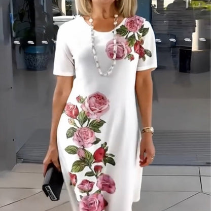 🌸Spring Specials💐 Rose Bloom Short Sleeve Dress