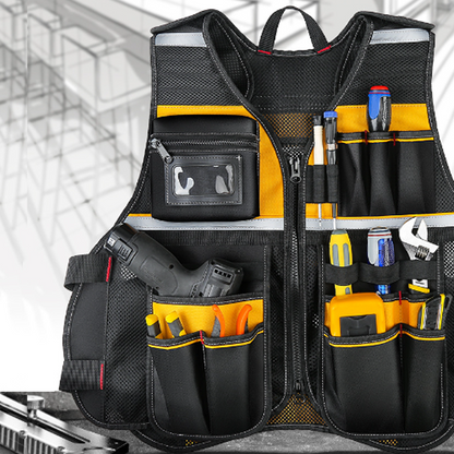 Adjustable Lightweight Construction Work Tool Vest