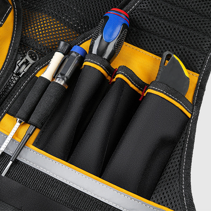 Adjustable Lightweight Construction Work Tool Vest