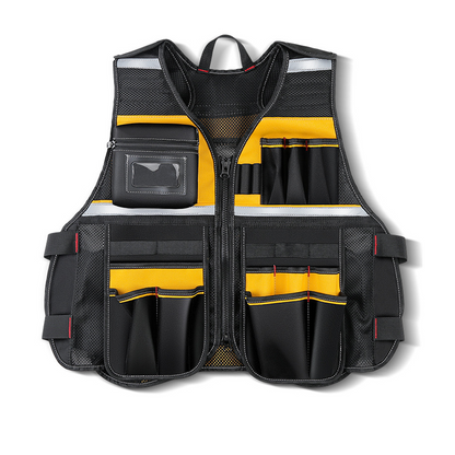 Adjustable Lightweight Construction Work Tool Vest