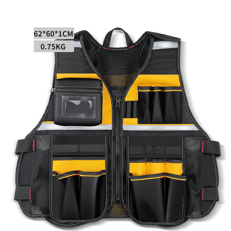 Adjustable Lightweight Construction Work Tool Vest