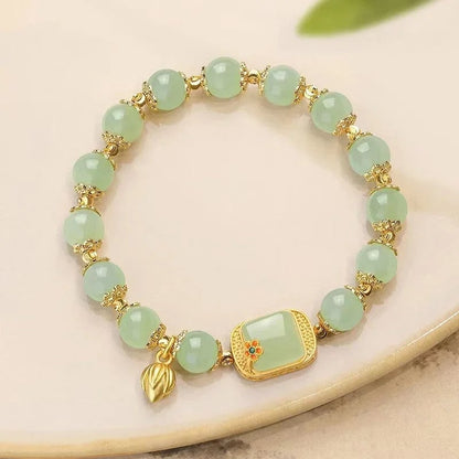 💥HOT SALE🌿Hotan Jade Beaded Bracelet