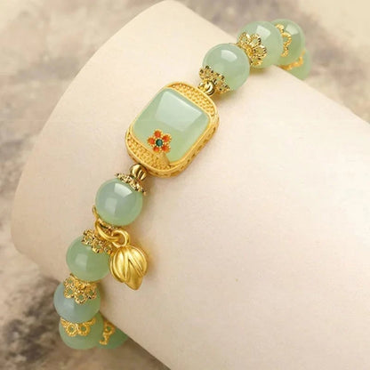💥HOT SALE🌿Hotan Jade Beaded Bracelet