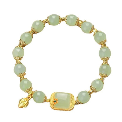 💥HOT SALE🌿Hotan Jade Beaded Bracelet