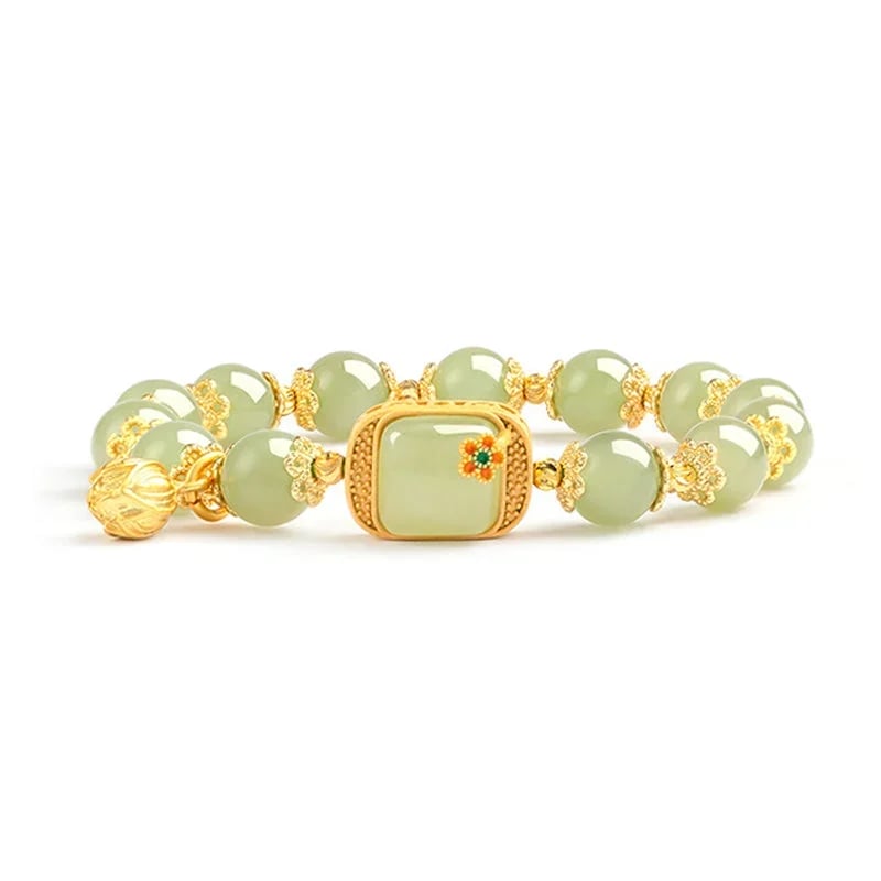 🔥 HOT SALE 🔥Hotan Jade Beaded Bracelet