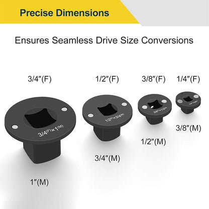 Low Profile Impact Socket Adapter Set