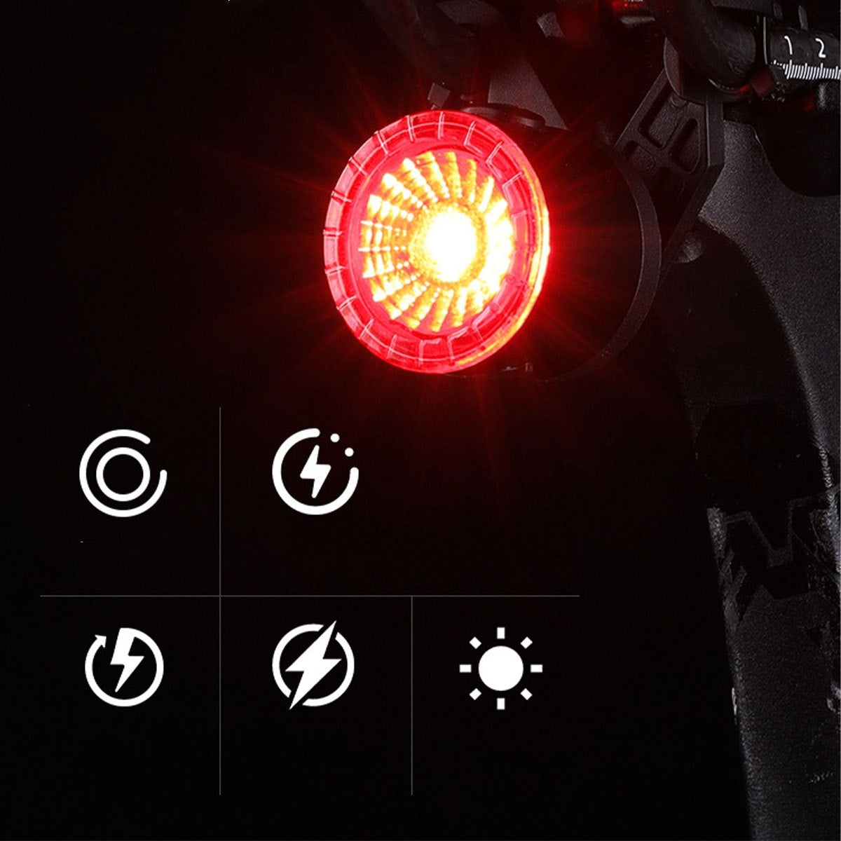Smart Brake Sensing Bike Tail Light