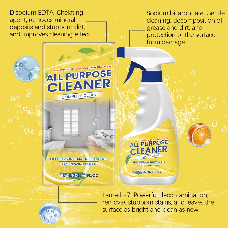 All-Purpose Powerful Kitchen Cleaning Spray, Deodorizing & Refreshing