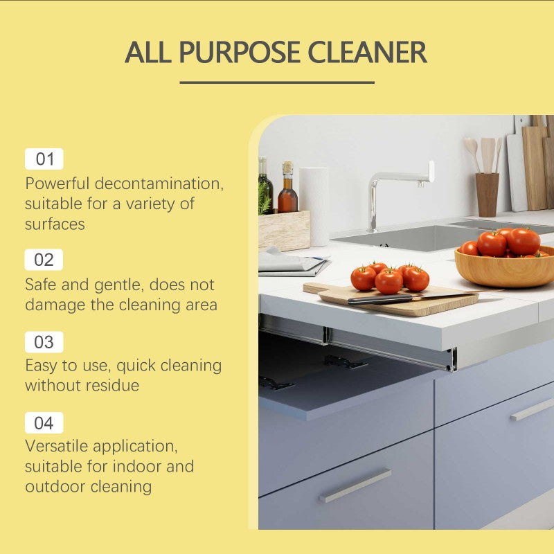 All-Purpose Powerful Kitchen Cleaning Spray, Deodorizing & Refreshing