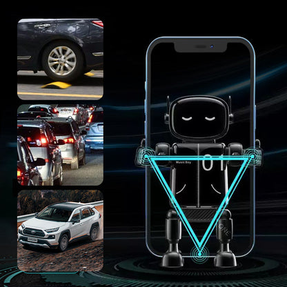 Universal Robot Creative Car Phone Holder