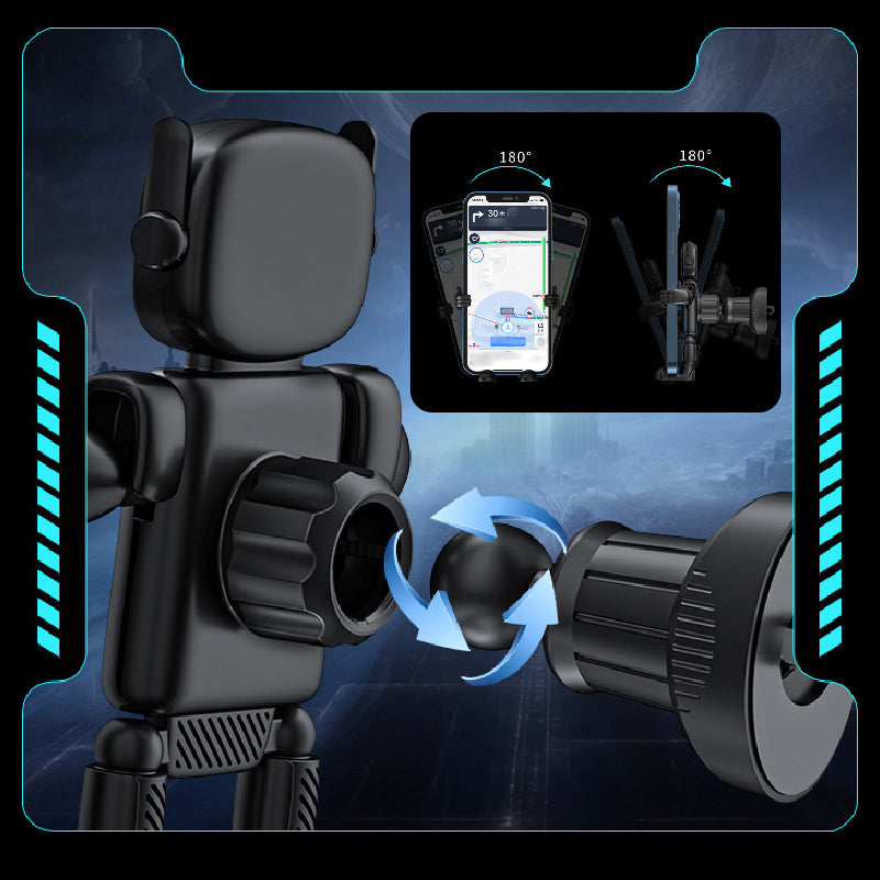 Universal Robot Creative Car Phone Holder