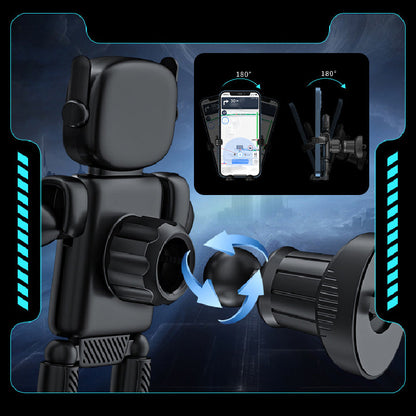 Universal Robot Creative Car Phone Holder
