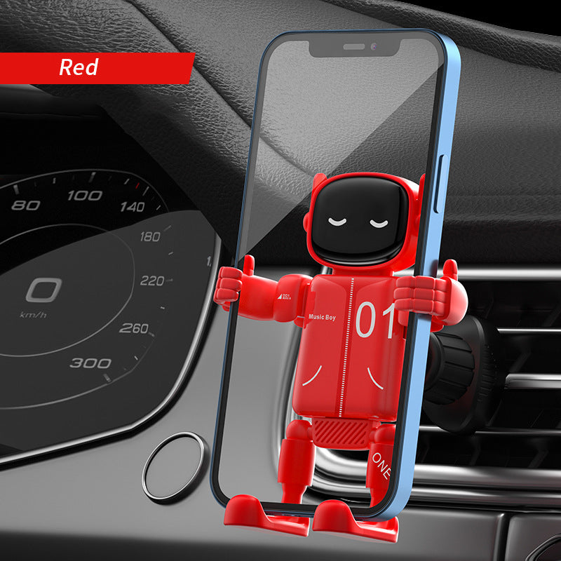 Universal Robot Creative Car Phone Holder