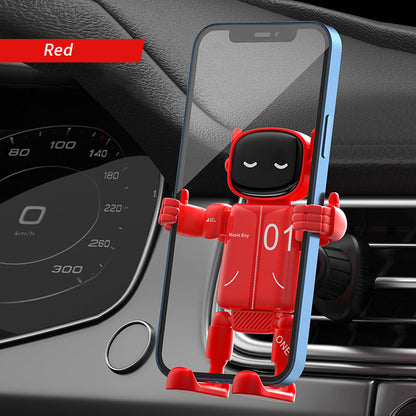 Universal Robot Creative Car Phone Holder