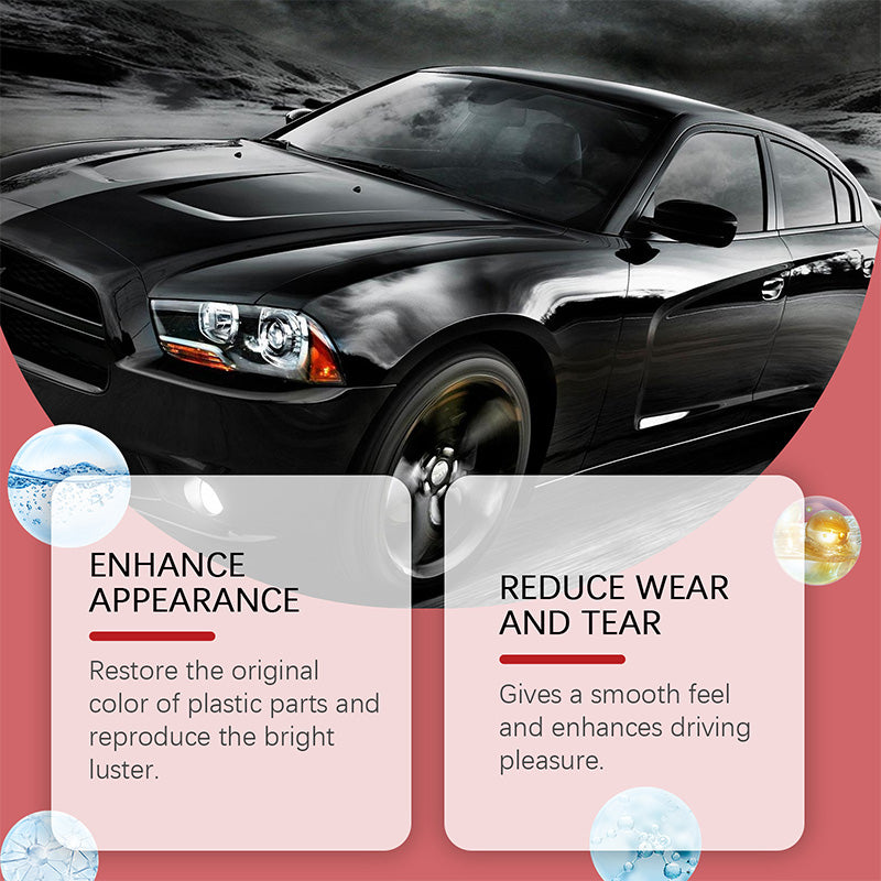 🎉Buy 2 Get 1 Free🎉Car Black Plastic Interior Restorer