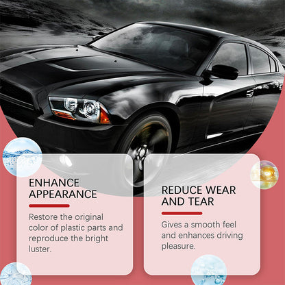 🎉Buy 2 Get 1 Free🎉Car Black Plastic Interior Restorer