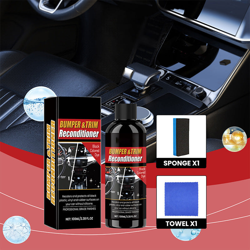 🎉Buy 2 Get 1 Free🎉Car Black Plastic Interior Restorer