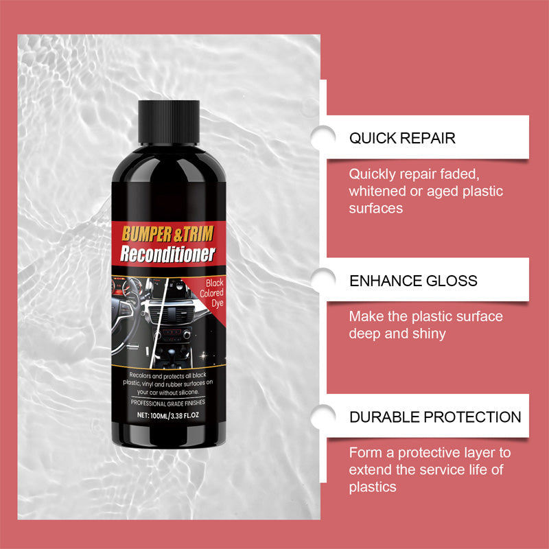 🎉Buy 2 Get 1 Free🎉Car Black Plastic Interior Restorer