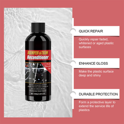🎉Buy 2 Get 1 Free🎉Car Black Plastic Interior Restorer