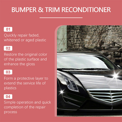 🎉Buy 2 Get 1 Free🎉Car Black Plastic Interior Restorer