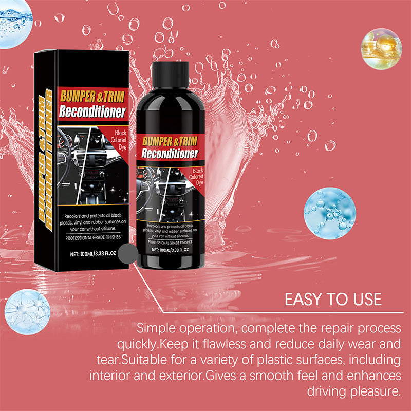 🎉Buy 2 Get 1 Free🎉Car Black Plastic Interior Restorer