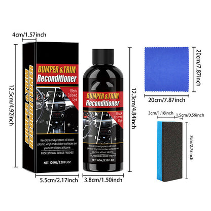 🎉Buy 2 Get 1 Free🎉Car Black Plastic Interior Restorer