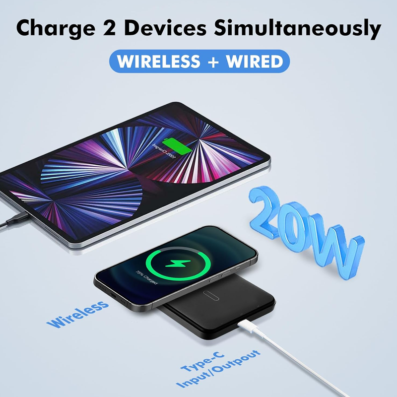 ⏳Time-limited Special⌛Magnetic Portable Wireless Charger with LED Display