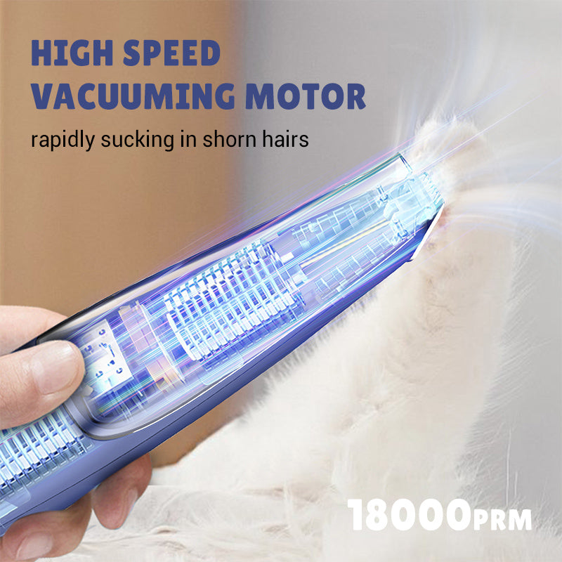 2-in-1 Pet Grooming Clipper with Vacuum